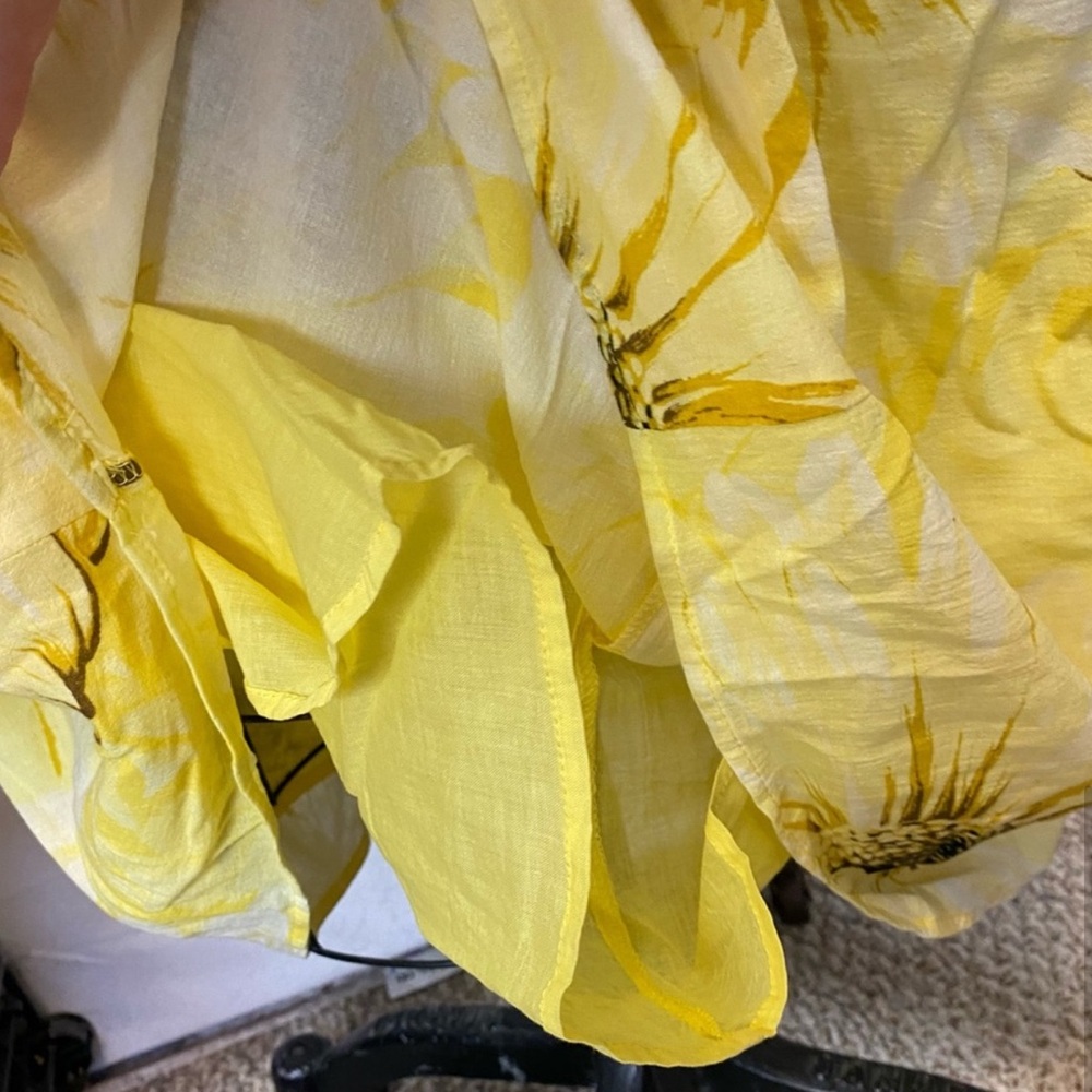 Yellow Floral Maxi Dress - Picture 9 of 13